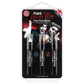 Halloween Sminkpennor 3-pack