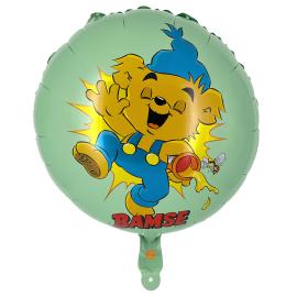 Rund Folieballong Dansande Bamse