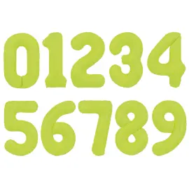 Sifferballong Neongr&ouml;n 86 cm