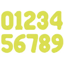 Sifferballong Neongul 86 cm