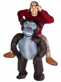 Uppblåsbar Ridande Gorilladräkt