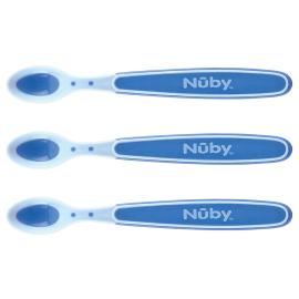 Blå Skedar med Värmeindikator 3-pack