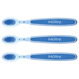 Bl&aring; Skedar med V&auml;rmeindikator 3-pack