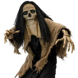 D&ouml;dskallemask med Cape & H&aring;r