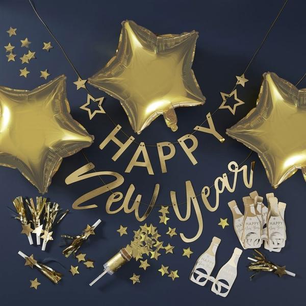 Nyårs Party Box Guld