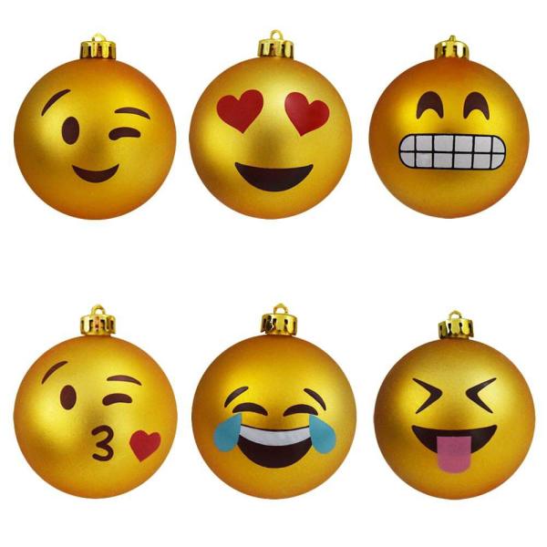 Emoji Julkulor Guld