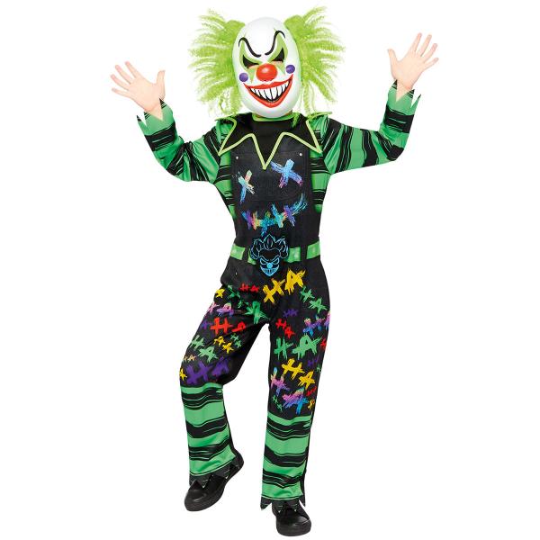 Galen Joker Clown Maskeraddräkt Barn