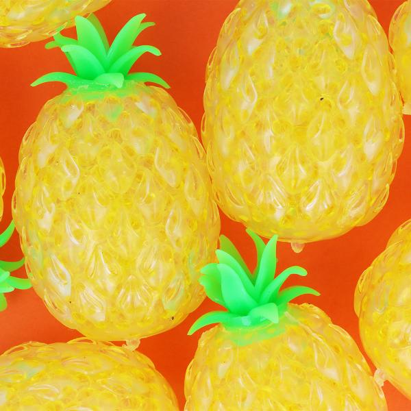 Klämleksak Ananas med Kulor 11 cm