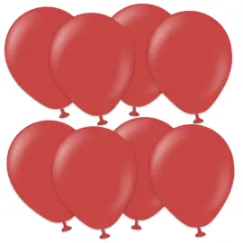 Premium Små Latexballonger Deep Red 100-pack