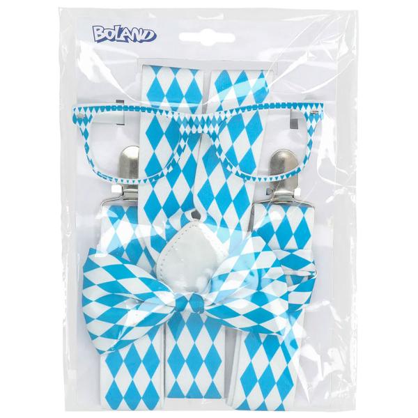 Maskeradset Oktoberfest Blå/Vit