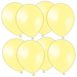 Miniballonger Pärlgul 13 cm