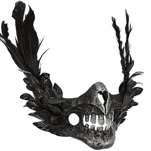 Dödskallemask med Fjädrar