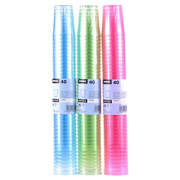 Engångssnapsglas 40-pack