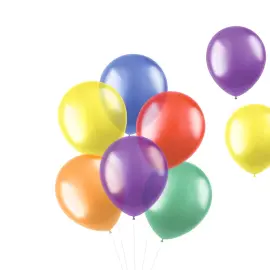 Ballonger Transaprent Färg Mix