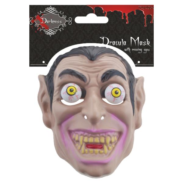 Dracula Mask med Rörliga Ögon