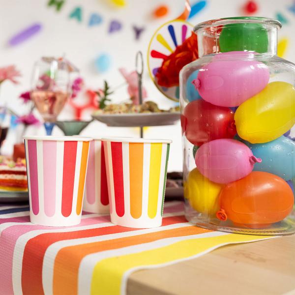 Vattenballonger Färgmix Matt 8 cm