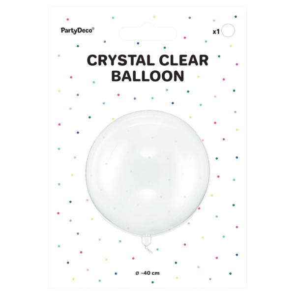 Transparent Orbz Ballong Crystal Clear