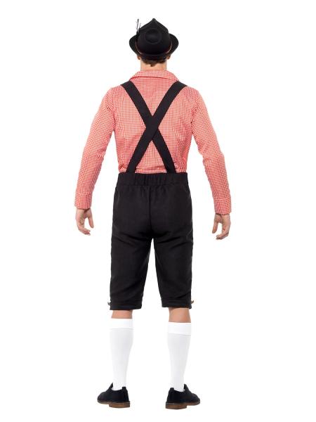 Oktoberfest Lederhosen Dräkt Fake Mocka