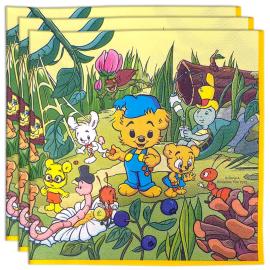 Engångsservetter Bamse Natur 16-pack