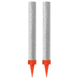 Glittriga Isfacklor Silver 2-pack