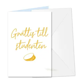 Student Mössa Grattiskort Mini
