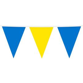 Vimpel Girlang Gul & Blå