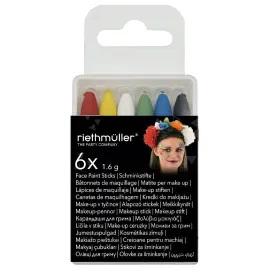 Halloween Ansiktskritor 6-pack