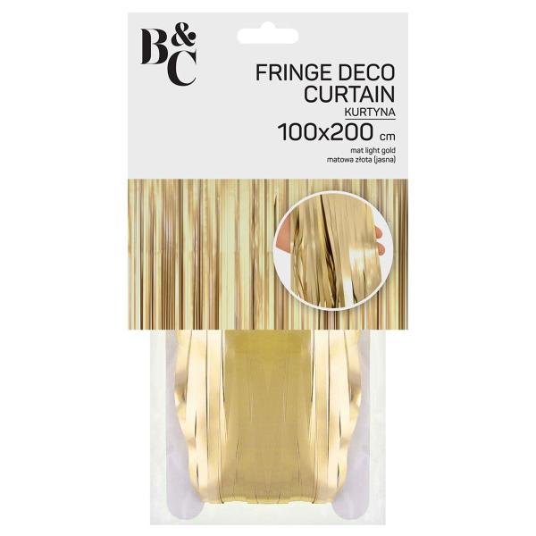 Dörrdraperi Matt Ljusguld