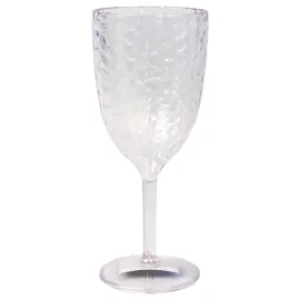 Vinglas med Bikupemönster Transparent