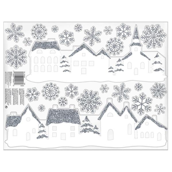 Fönsterstickers Winter Village