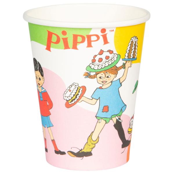 Pippi Engångsmuggar 8-pack