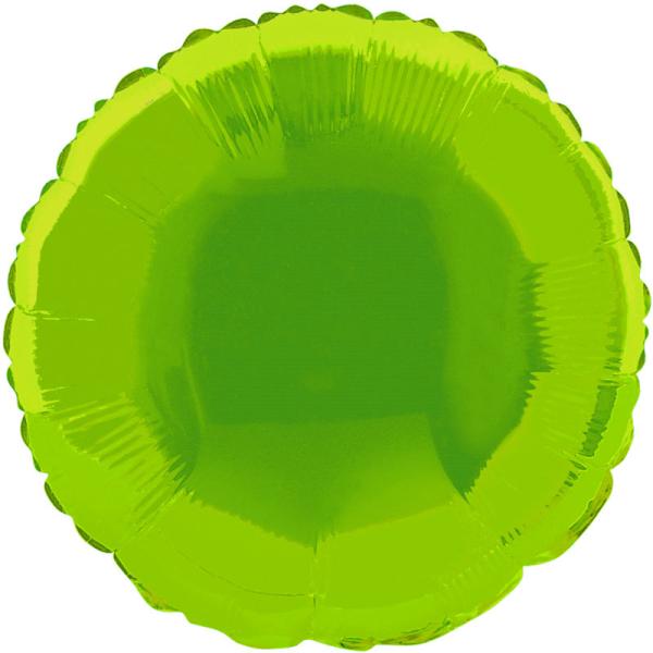 Folieballong Rund Mintgrön