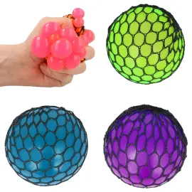 Stressboll i N&auml;t 7 cm