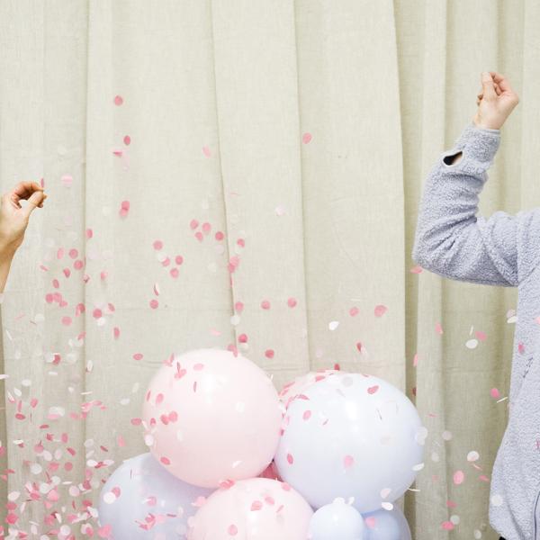 Ballongbukett Kit Gender Reveal