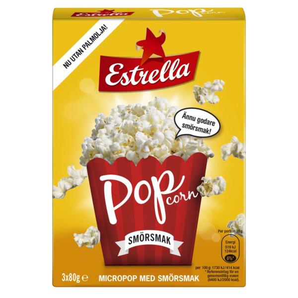 Estrella Popcorn Smörsmak