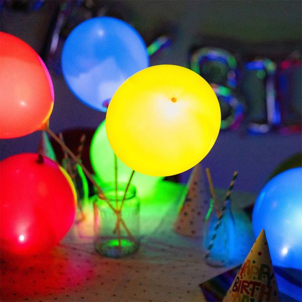 LED Ballonger Flerfärgade
