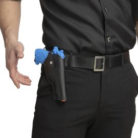Polispistol med H&ouml;lster