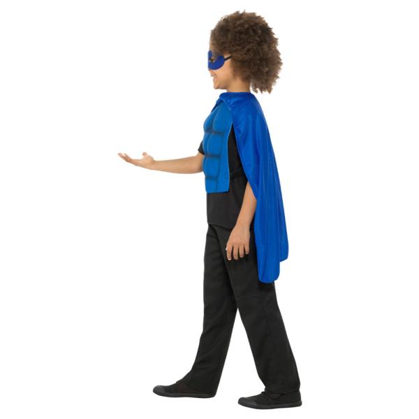 Superhjälte Kit Blå Barn
