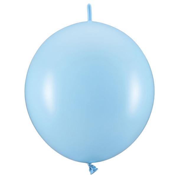 Länkande Ballonger Intensiv Blå Pastell 20-pack