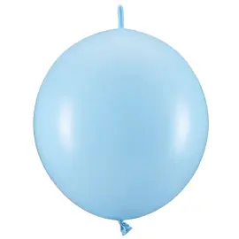 Länkande Ballonger Intensiv Blå Pastell 20-pack