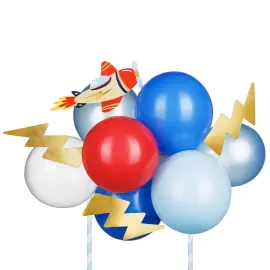 Ballong Tårtdekoration Flygplan 29 cm