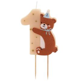 Teddybjörn Sifferljus 1