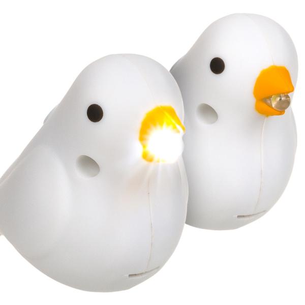 Fågel Nyckelring med LED och ljud