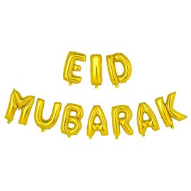 Eid Mubarak Ballonggirlang Kit Guld