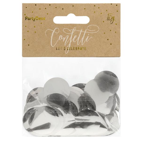 Konfetti Stora Prickar Silver