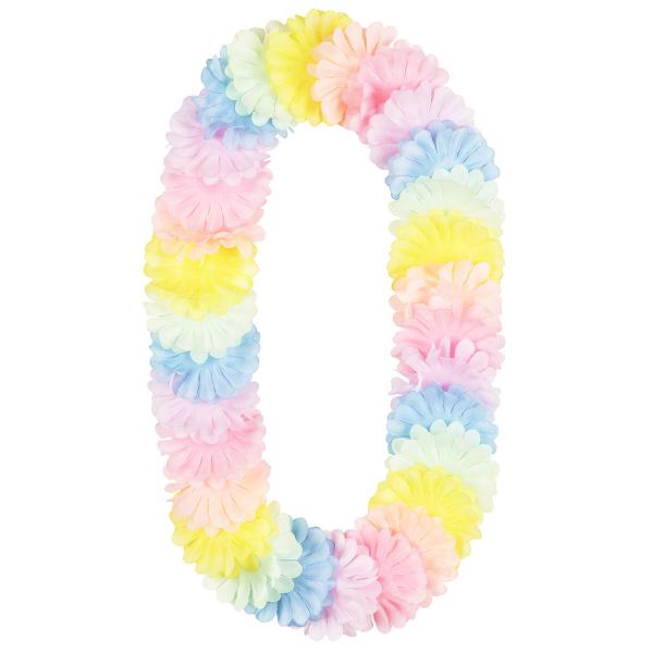 Blomhalsband Pastell 120 cm