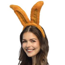 Diadem med Kanin&ouml;ron Brun