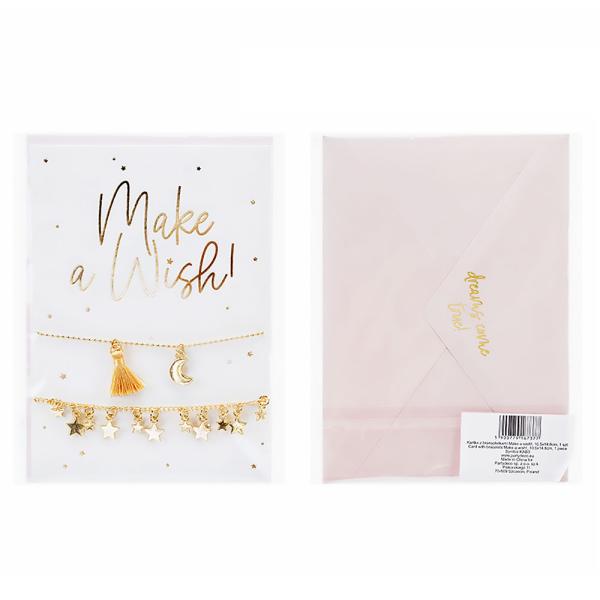 Make a Wish Kort med Armband