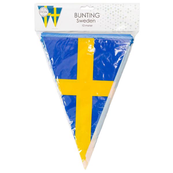 Flaggirlang Svenska Flaggan 10m