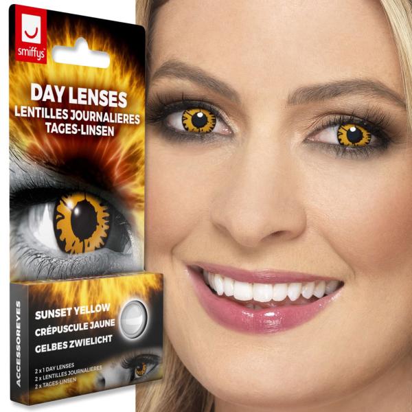 Färgade Linser Sunset Yellow